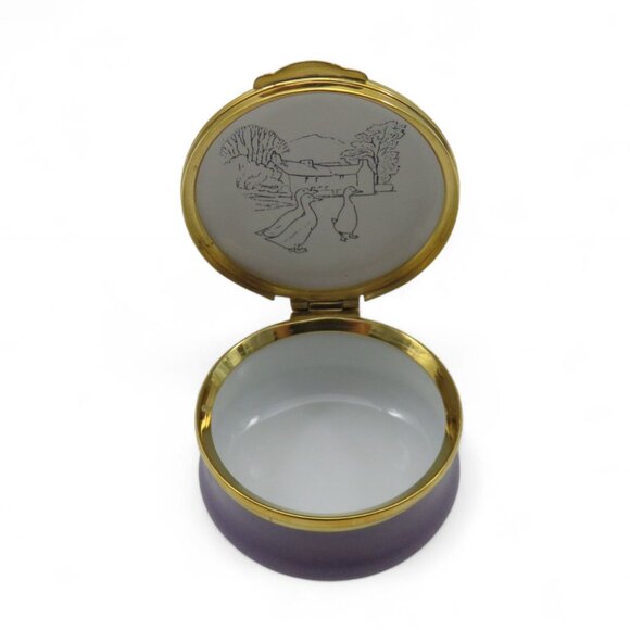 BEATRIX POTTER Tabitha Twitchit Miss Moppet Enamel Trinket Box England Vintage R - Picture 5 of 10